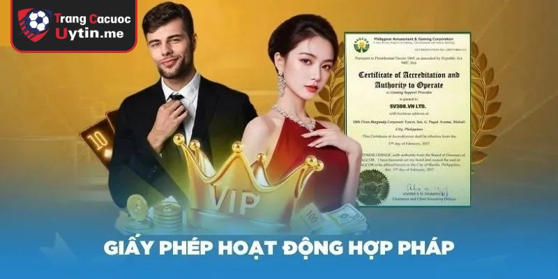 Tính hợp pháp và giấy phép hoạt động của 33WIN