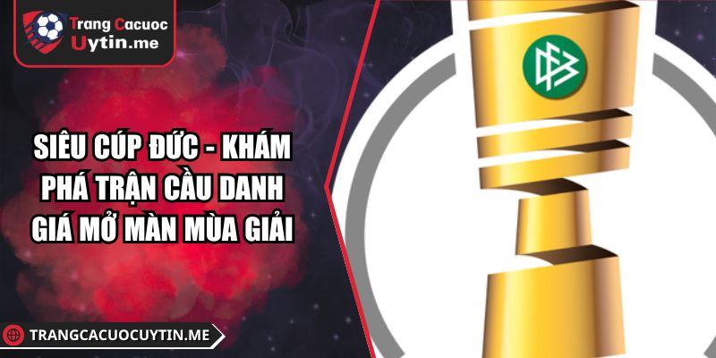 Siêu Cúp Đức - Khám Phá Trận Cầu Danh Giá Mở Màn Mùa Giải